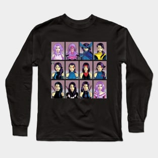 Psylocke Through The Ages! Long Sleeve T-Shirt